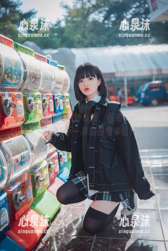 校服与小猫娘的绝妙碰撞，私拍Jenny(정제니)带来不一样的图包体验！