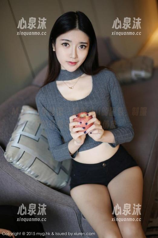 MyGirl美媛馆 - 唐琪儿il的图包，制服下的轻松与不经意的俏皮！