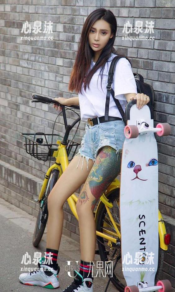 尤果网-sukki可儿 尤果网 - sukki可儿的双人写真,两个灵魂的对话引人深思?