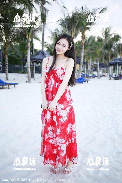 美媛馆-晓茜sunny 美媛馆 - 裙摆摇曳,晓茜sunny的红裙套图,分享一下心中的那点小雀跃吧!